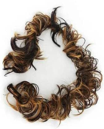 EASYOUNG Highlight Fril Hair Extension And Wigs Curly/Wavy Hair Extensions | 48 Inch