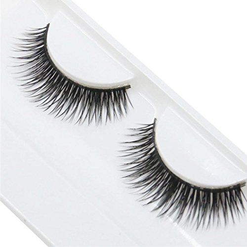 False Eyelashes,Laimeng A Pair Natural Beauty Dense False Eyelashes