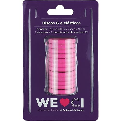 Caderno Inteligente Discos Grande 31Mm 12Discos+Elast Pk Kit 108987