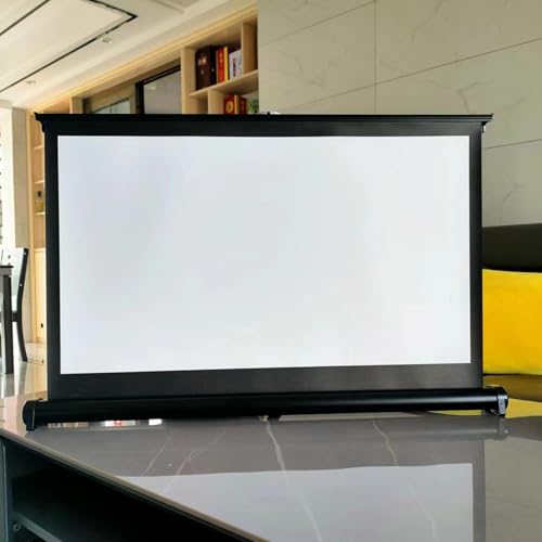 Pantalla de proyección manual portátil 40 pulgadas 16:9 miniatura 1
