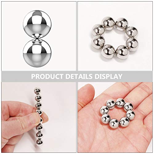 HEALLILY 6 Peças de Bolas Magnéticas Braçadeiras de Mamilo Feminino Clipe de Mamilo Não Perfurado Ma