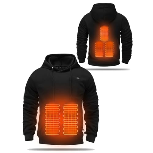 Heated Hoodie Unisex Sweatshirt Warm Clothing Rechargeable Heated Jacket With Usb