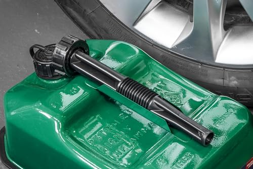 Jerrican 5L Sealey JC5RG étanche en métal vert avec fermeture de sécurité - 5