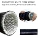Heat Resistant Suppressor Cover for 5/6/7/7.5/9 Inch Silencers Burn Proof Fiberglass Silicon Lining Flame Microfiber Sleeve(Bk,6in)