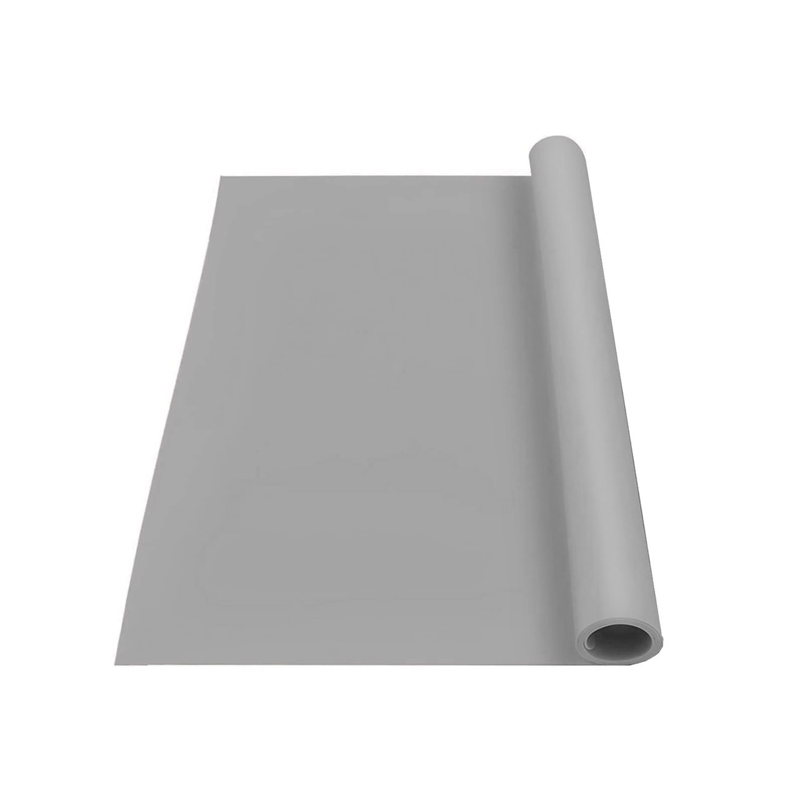Sile - Alfombrilla resistente al calor para encimera de cocina, color gris, 40 x 50 cm, antideslizante, protección para ollas calientes, hornear, cocinar y manualidades