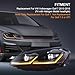 JDMSPEED New LED Head Lamps With Dynamic Indicator Headlight Replacement For VW Volkswagen Golf 7 2013-2018