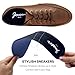 Jousen Men's Casual Dress Shoes Mens Fashion Sneakers Comfortable Business Wide Office Men Footwear (A81Q07W Dark Brown 14)
