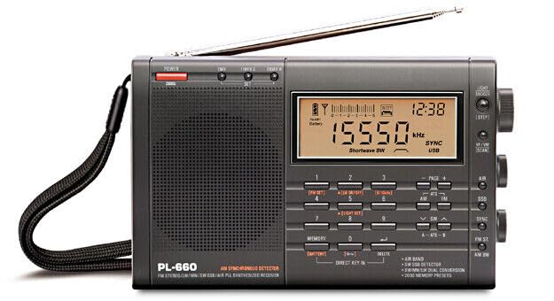 TECSUN PL-660 przenośne radio cyfrowe z podwójną konwersją