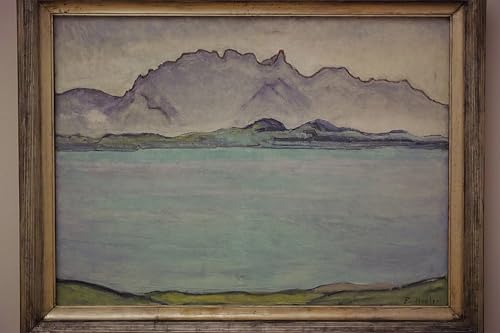 Toile Ferdinand Hodler Lac de Thoune Décoration Bureau Impression 60x90