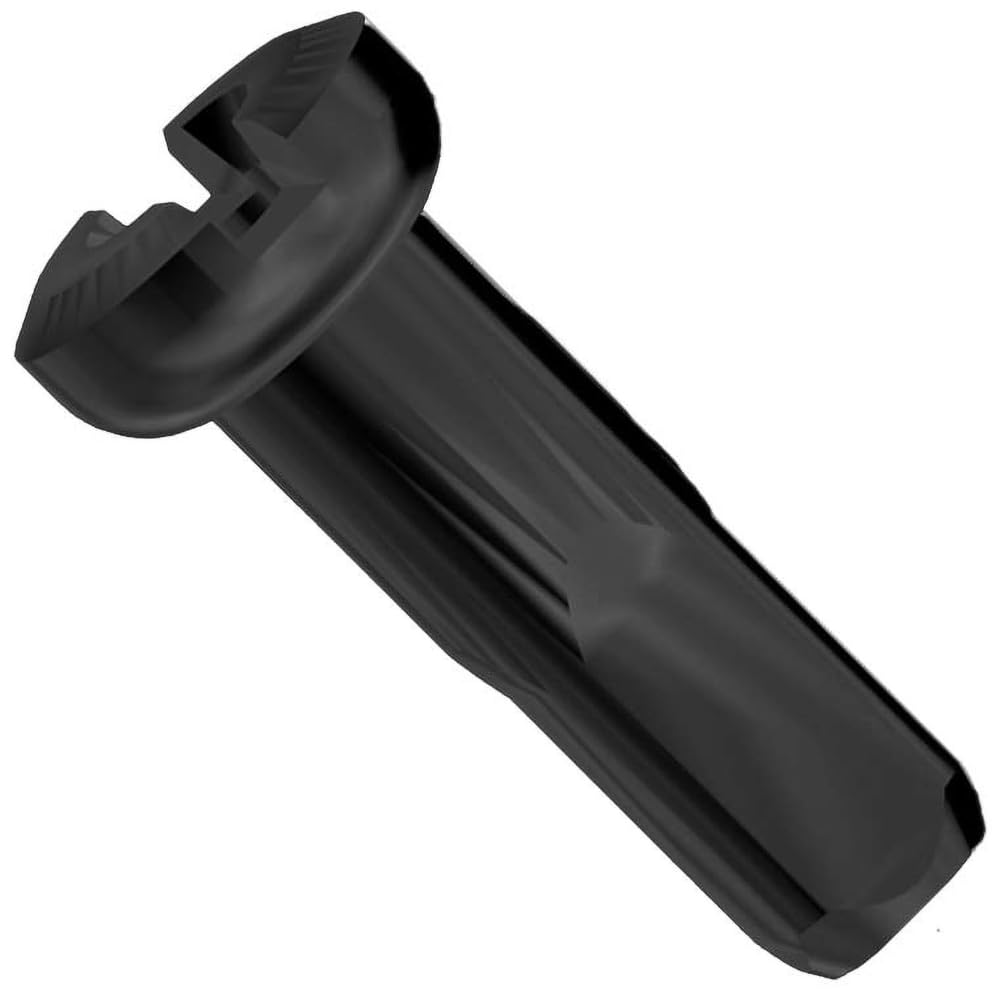 Sapim 14G Polyax Brass Spoke Nipples, Black, 14mm, Pack of 100