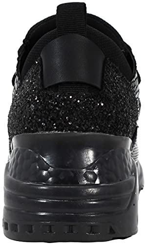 Steve Madden Steve Madden Women's Cliff Sneaker, Black Snake, 7.5 M US