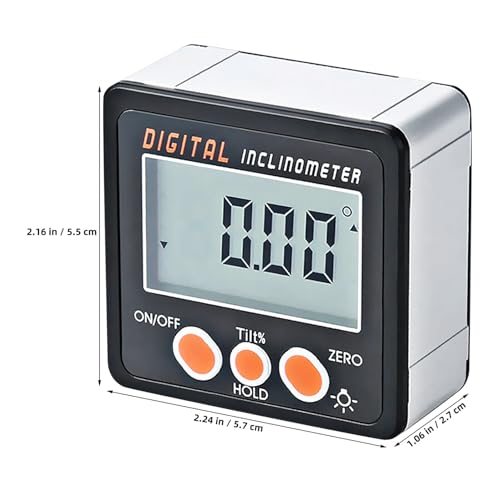 Medidor de Ángulo Digital con Base Magnética miniatura 2