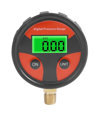 Flaconi Manomètre de Pression Digital Voiture,Manometre Pression Pneu,Manomètre Numérique,Manomètre de Digital,Controleur de Pression Pneu,Convient pour...