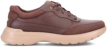 Rockport Men's Prowalker 6000 UBal Sneaker, Dark Brown Leather, 12 | Image 1