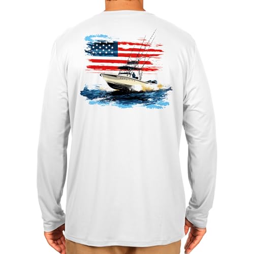 Reel Life UV Long Sleeve – Jax Beach Men’s Long Sleeve Sun Protection Shirt, Lightweight Quick-Dry UPF 50+ Performance Shirt, Breathable Sun Shirts For Men, Moisture-Wicking UV Shirts for Men2