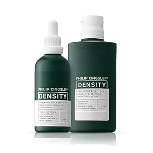 Philip Kingsley Density Preserving Hair and Scalp Treatment – Scalp Drops and Volumizing Foam Mousse for Fine Thin Hair, Thinning Hair Loss Prevention Products for Thickening and Strengthening