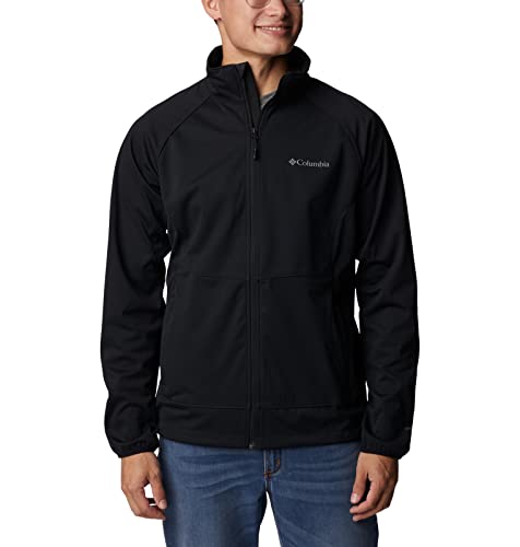 Columbia Men's Canyon Meadows Softshell Jacket, Black, Medium