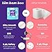 Bim Bam Boo 100% Bamboo Organic Chemical-Free Bulk Toilet Paper, Cloud-like Softness, Plant-Based Sustainable Tree-Free Bathroom Tissue, 24 Eco-Friendly Rolls, 2 Ply, 295 Sheets for RV and Camping