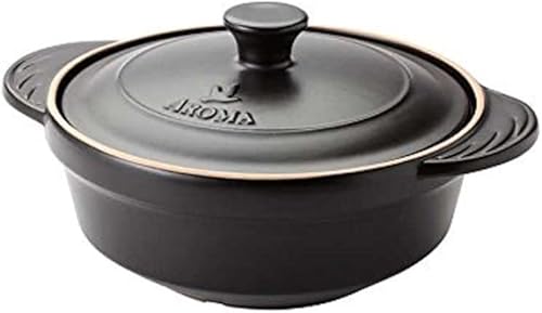 Aroma Housewares Doveware - Olla para estofado, 2.5 cuartos de galón, color negro medianoche