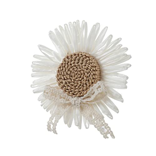 Humidificadores, Home Improvement Dulce servilletero Hebilla Soporte Mantel botón Margarita Rosa Girasol Flores de Cerezo Lino Tejido Boda (Talla única)