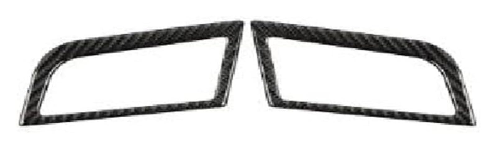Decoration Interior Trim for Mustang GT 2015-2021 Dashboard Left and Right Air Vents Trim Stickers Frame Interior(Black)