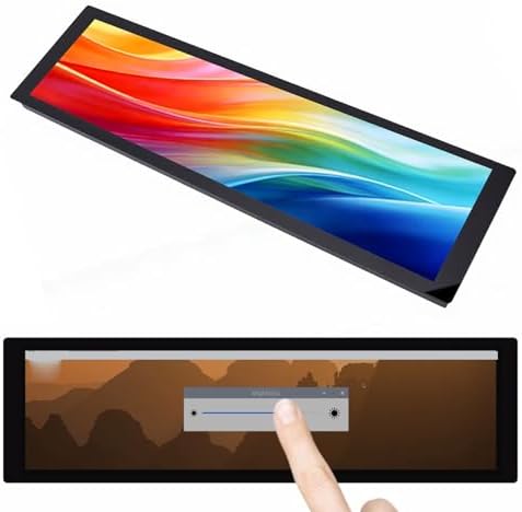 Yoidesu 8.8in DSI Touch Screen for Rasp Pi, Vertical Oriented LCD Display, 480x1920 Full Lamination Panel, Backlight DSI Capacitive Touch Display for Interactive Projects