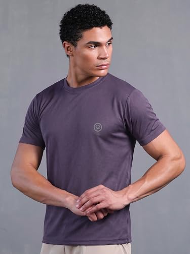 Image of CHKOKKO Gym T Shirts for Men Workout Activewear Solid Quick Dry Sports Tshirt for man Breathable Lightweight Half Sleeve Regular Fit Round Neck Running Boys T Shirt