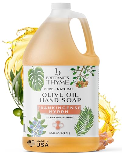 Brittanie's Pure Organic Castile Liquid Olive Oil Soap Frankincense