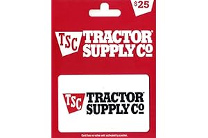 Tractor Supply Company Car Wash Gift Card