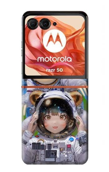 Funda Motorola RAZR 50 carcasa rígida protectora dibujo space