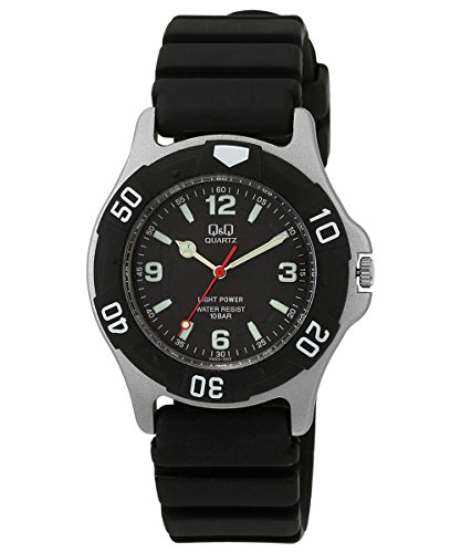 Q&Q Citizen Plastic Regular Analog Black Dial&Strap Mens Watch-H950J002 (B002TZ16O8) Amazon Price History, Amazon Price Tracker