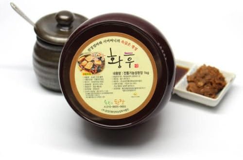 Handmade Empress Doenjang Korean Soybean paste Handmade Traditional process Korean sauce (1KG)