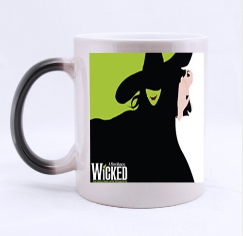 Wicked The Musical Broadway Morphing Mug Coffee Cup 11 Ounces Personalized Custom Morphing Mug by Admant