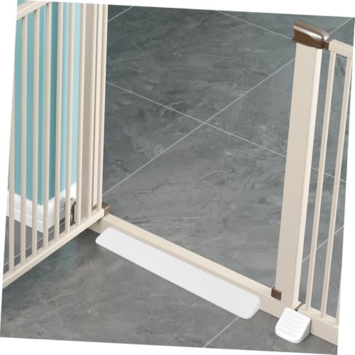 HAPINARY Safety Door Fixator Baby Gate Accessory Anti-Kick Pedal for Stairway and Pet Fence Non-Slip Design Easy Installation 17.9X5.1 Inches