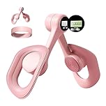 Kegel Pelvic Floor Trainer for Women with Counter , Inner Thigh Muscle Master Exercise Devices, Leg Strengthener Workout Exerciser Equipment for Home Use (Pink)
