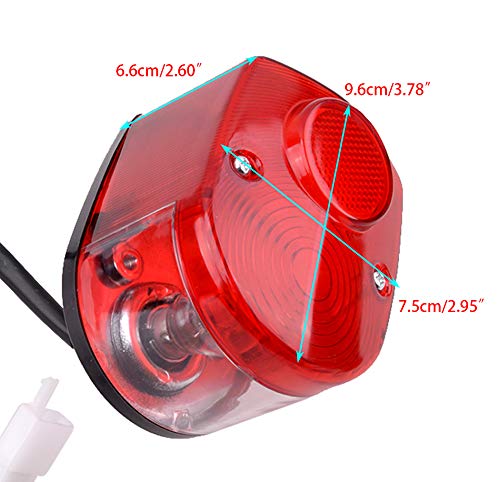 ciciTree Tail Brake Light Lamp Fit for Honda CT70 Z50 SL 70 90 100 125 175 350 PC50 ST50 CT50