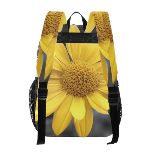 Clear Backpack Flower Butterfly Art, PVC Transparent Bag with Large Capacity for Boys, Girls, Men, Women, See Through Bookbag for School Work College Travel3