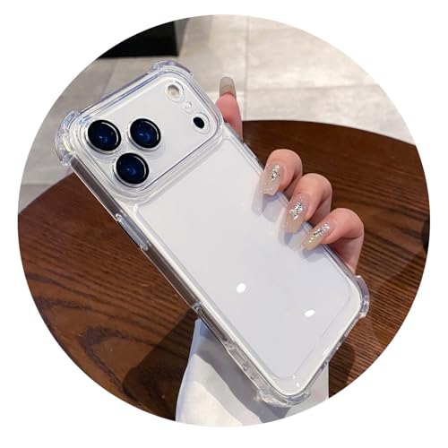 �y�J�����ی� �l���G�A�N�b�V�����z iPhone 17 Pro Max �p �P�[�X ���� �y�� ���^ �Ռ��z�� TPU Qi�[�d�Ή� �N���A �A�C�t�H��17�v���}�b�N�X �J�o�[ (����)