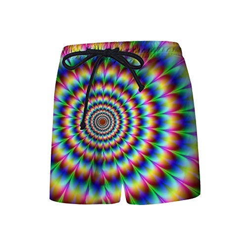 Calções de praia masculinos estampados em 3D para praia calções realistas para verão calças curtas p