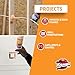 Kraken Bond Extreme Orange Fire Block Foam - (2x24oz) Fire Rated Polyurethane Spray for Gap Filling, Sealing on Windows, Walls, Joints & Pipes, Straw Use High Expansion Fire Proof Foam - 2 Pack