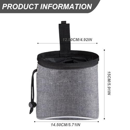 Bolsa de treinamento de cães, bolsa de petisco para adestramento de cães, tecido Oxford portátil com