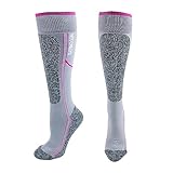 Hot Chillys Women's Elite Mid Volume Lightweight Breathable Durable Moisture-Wicking Winter Sports Active Socks
