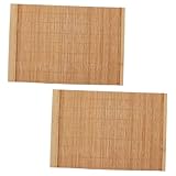 Photo Gallery jecompris 2 pezzi tovagliette in bamboo eleganti sottopentola isolanti per tavola protezione da calore e umidità decorazione raffinata per cucina e da pranzo Photo Gallery jecompris 2 pezzi tovagliette in bamboo eleganti sottopentola isolanti per tavola protezione da calore e umidità decorazione raffinata per cucina e da pranzo