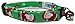 Breakaway Cat Collar in Christmas with Mini Santas (U.S.A. Made)