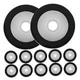 LABRIMP 12 Stück Teiliges Pinch Roller für Kassettenrekorder Langlebige Kunststoff Andruckrollen Kompatibel für Audio Radio Car Recorder Praktische Ersatzteile für Wartung und Reparatur