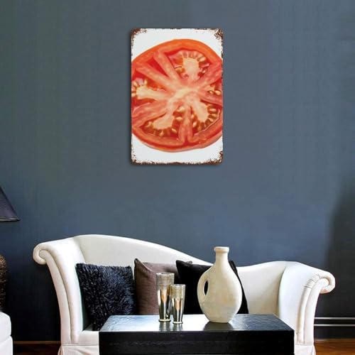 Tableau à suspendre en métal tomate de qualité supérieure pour salon élégant - 5