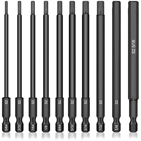 CYLBAQ Juego de 10 destornilladores hexagonales S2 Cover