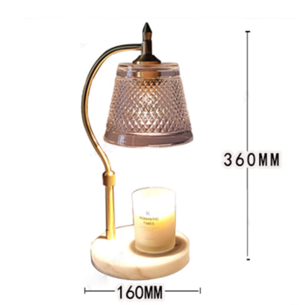 ppARK Dekoration Vintage Aromatherapie Wachs schmelzende Lampe Aromatherapie schmelzende Wachs Lampe Dimmbare zeitgesteuerte Schlafhilfe Schreibtischlampe Kerzenwärmer Kerzenlampe kerzenwärmer