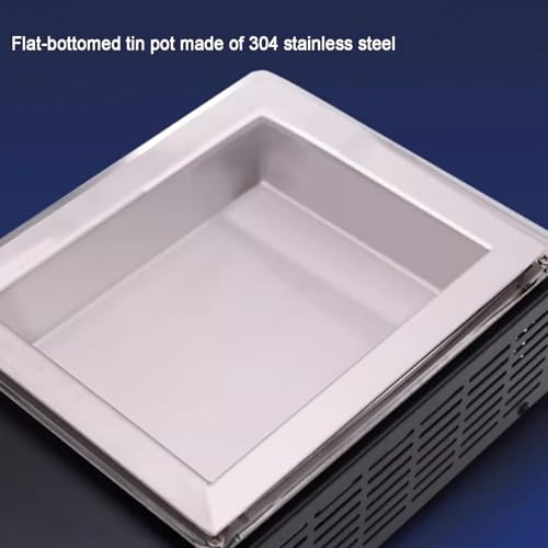 Horno de estaño de 1000W con doble pantalla para regular la soldadura de 30 a 400 ℃ 8