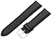 Hadley-Roma Men's MSM725RA 200 20-mm Black Java Lizard Grained Leather Watch Strap
